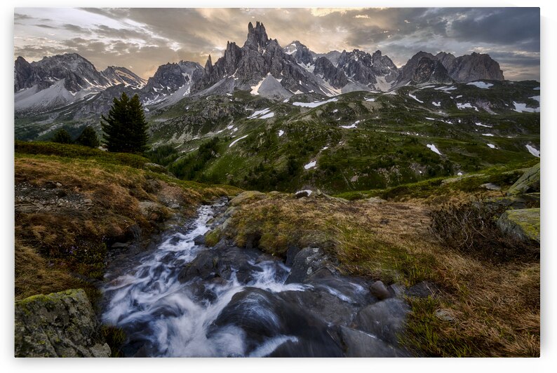 French Alps at Dawn  by Images By Jon Evan