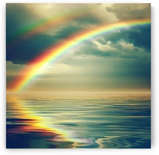 rainbow reflection by Gianni Ben