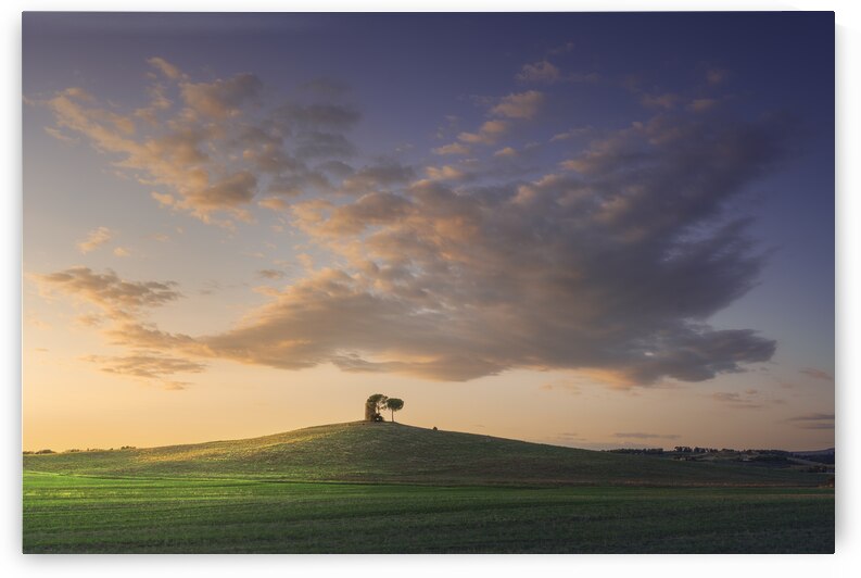 Old windmill and a cloud. Tuscany by Stefano Orazzini
