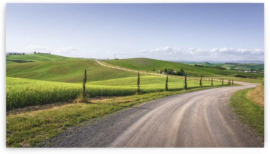 Route of the via Francigena. Tuscany  by Stefano Orazzini