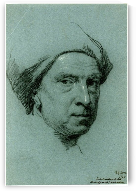 Jonathan Richardson by himself by Jonathan Richardson