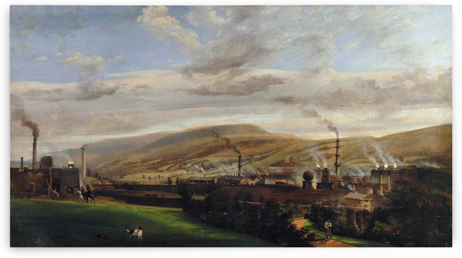 South Wales Industrial Landscape by Penry Williams