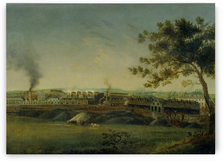 Crawshay's Cyfarthfa Ironworks by Penry Williams