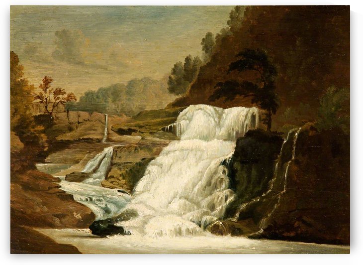 Waterfall in the Neath Valley by Penry Williams