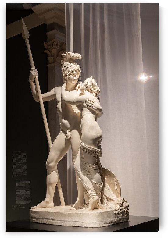 Venus and Mars by Antonio Canova 1816. Concept of love couple by Paolo Modena