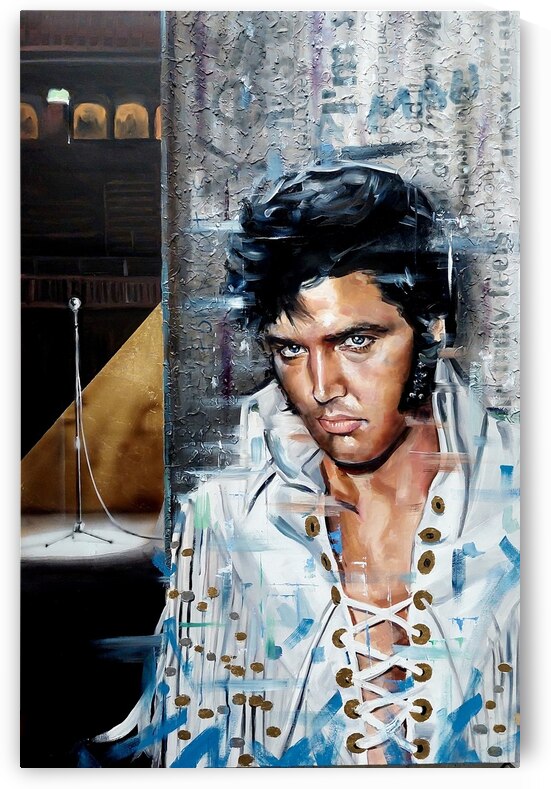 Elvis has left the building by Simona Zecca