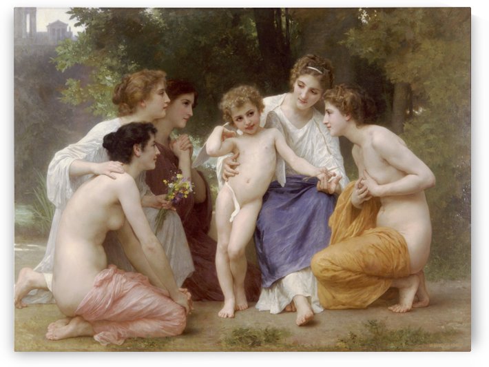 Admiration 1897 by William-Adolphe Bouguereau