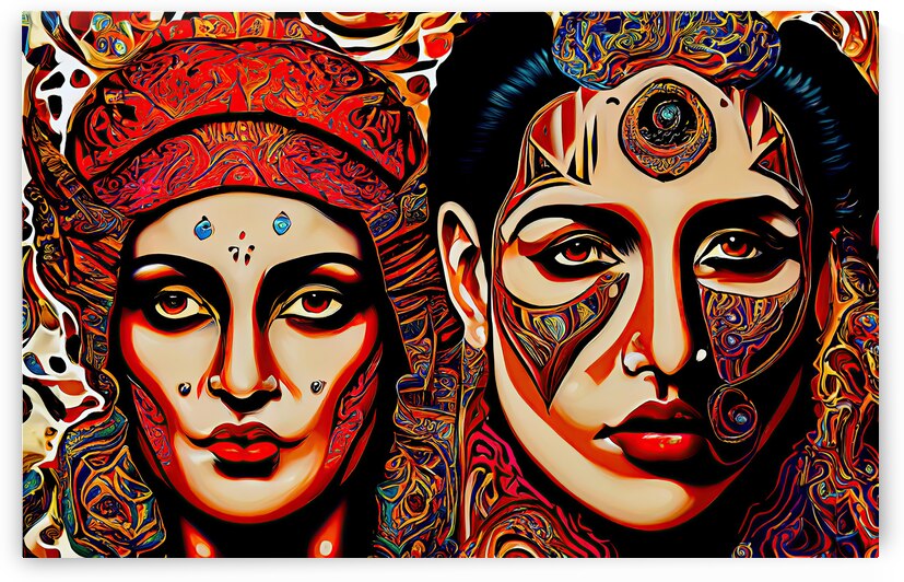 Enchanted Faces - GIA-2309-1075-OIL by JordiCarrio