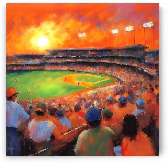 Relaxing Evening at the Ballgame by Row One Brand