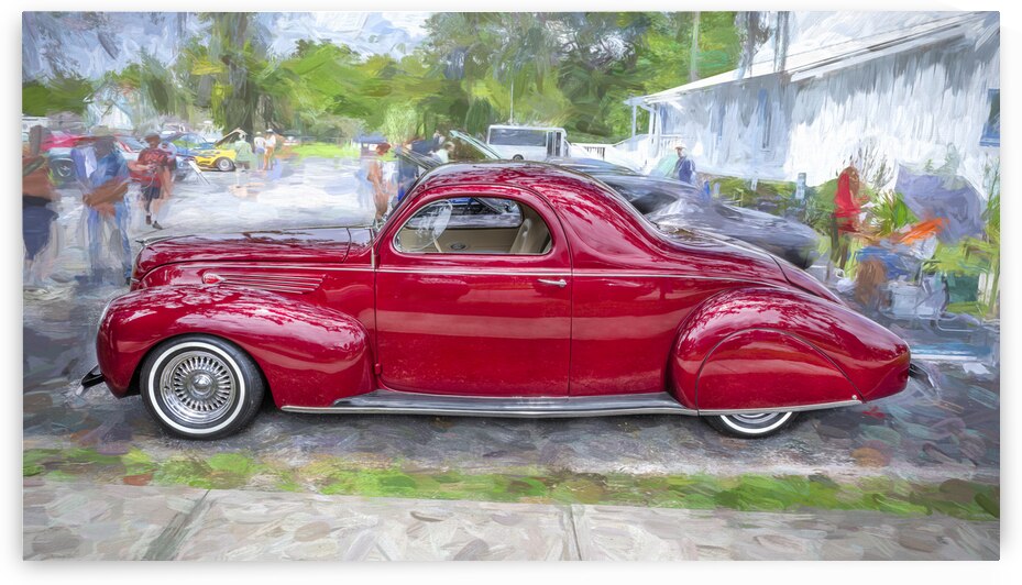 1938 Lincoln Zephyr 3 Window Coupe X 1 by Rich Franco