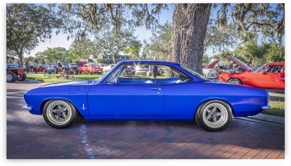 1965 Blue Chevrolet Corvair Monza X 1 by Rich Franco