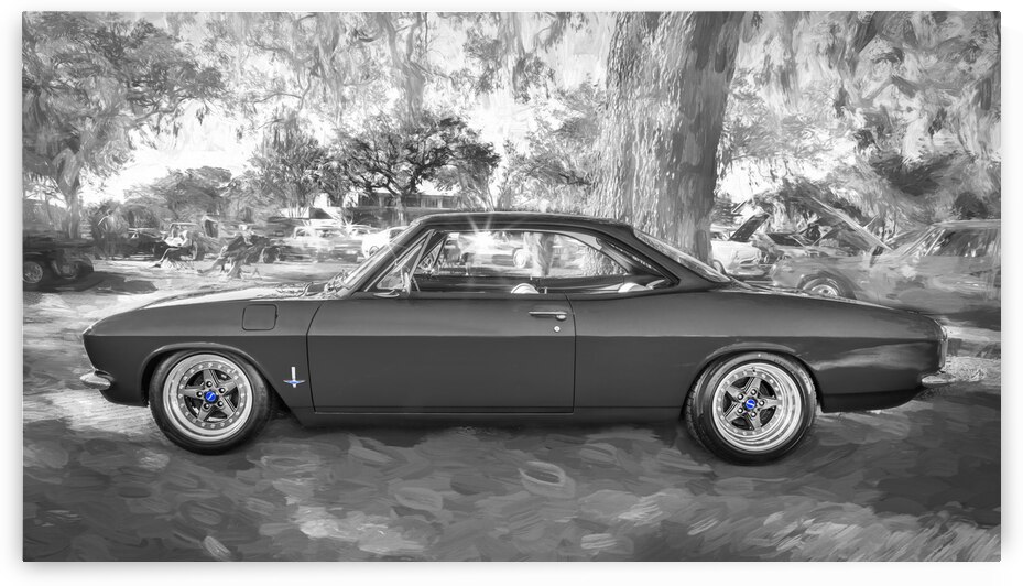 1965 Blue Chevrolet Corvair Monza X 3 by Rich Franco