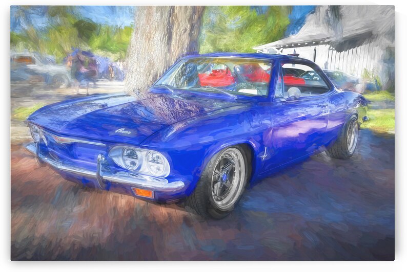 1965 Blue Chevrolet Corvair Monza X 4 by Rich Franco