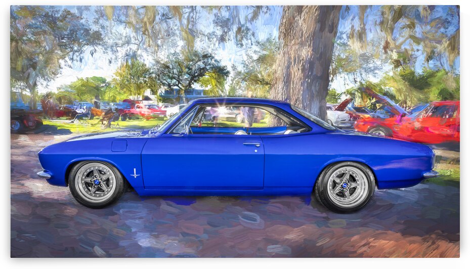 1965 Blue Chevrolet Corvair Monza X 6 by Rich Franco