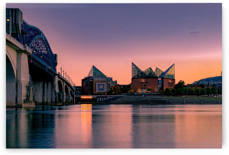 Chattanooga Tennessee River Sunset by Norma Brandsberg Photography