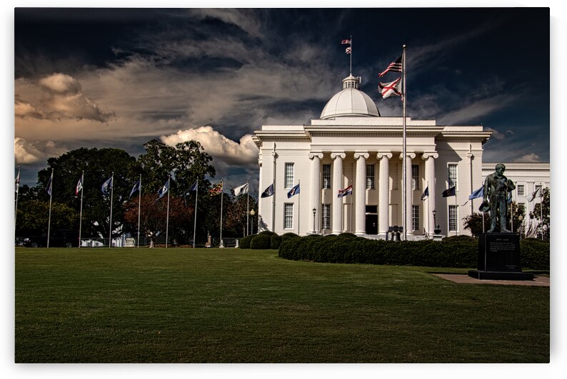 Alabama State Capital Building  by Norma Brandsberg Photography