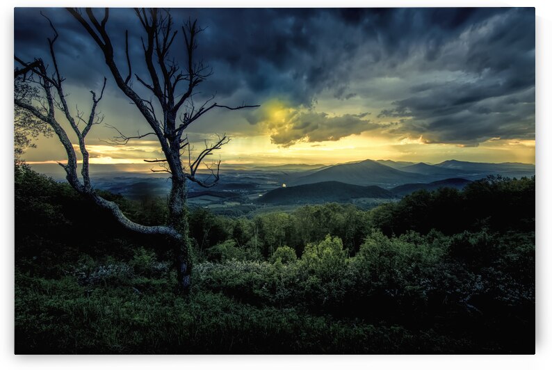 Blue Ridge Parkway Eclipse Landscape on My Mind by Norma Brandsberg Photography