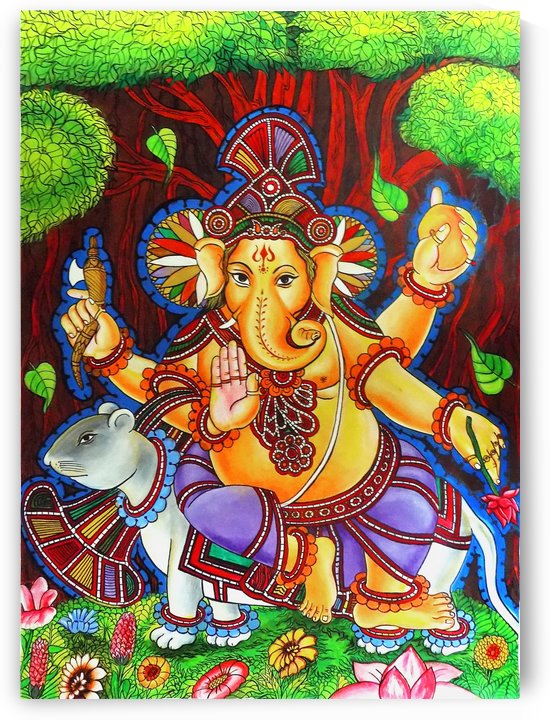 GANAPATHY MURAL by ASP ARTS