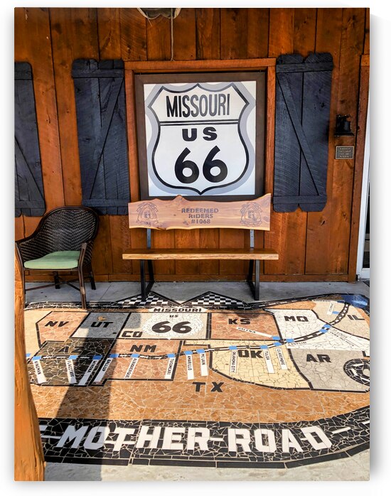 Mosaic Tribute to Route 66 by Click4Pix