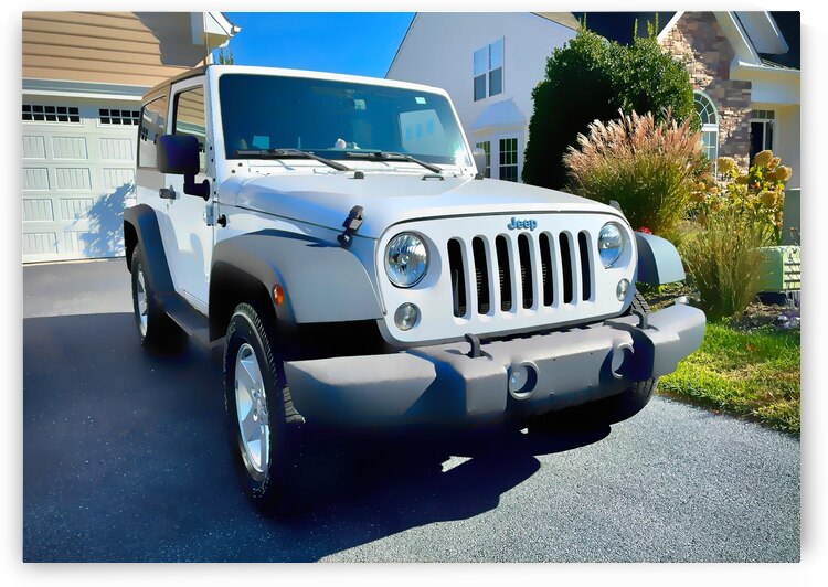 A Smooth Jeep in My Driveway by Bill Swartwout Photography