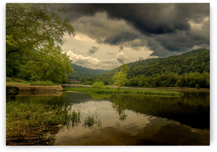 West Virginia New River Hawks Nest Park  by Norma Brandsberg Photography