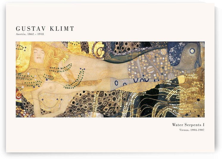 Gustav Klimt - Water Serpents by Oldmasters