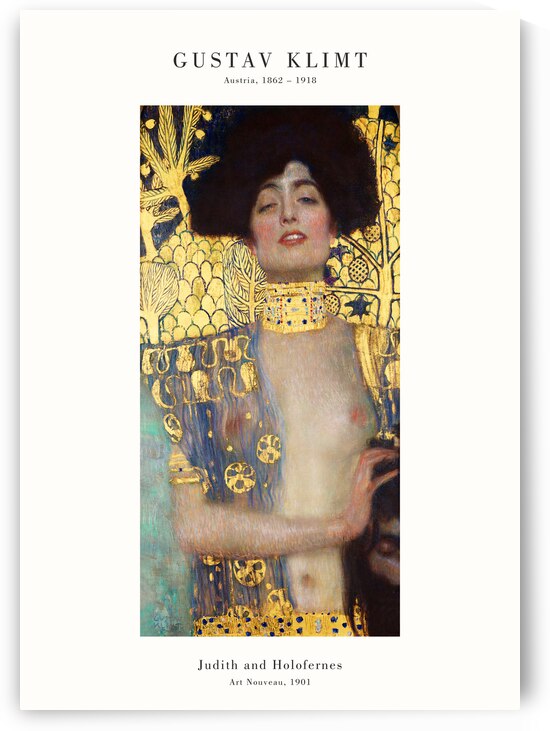 Gustav Klimt - Judith and Holofernes by Oldmasters