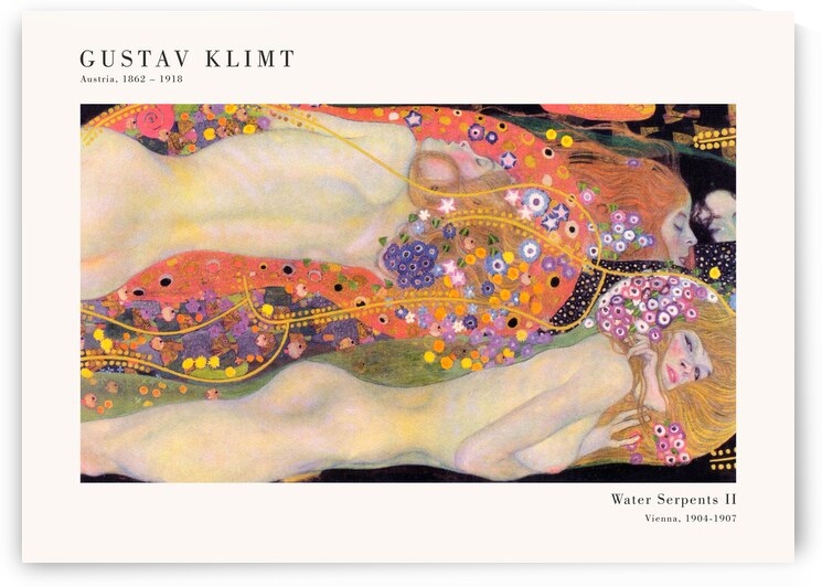Gustav Klimt - Water Serpents II by Oldmasters