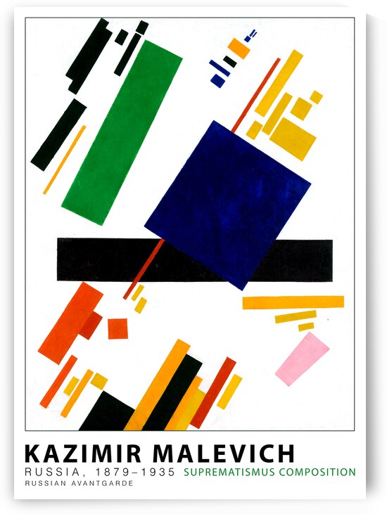 Kazimir Malevich - Suprematismus Composition by Oldmasters
