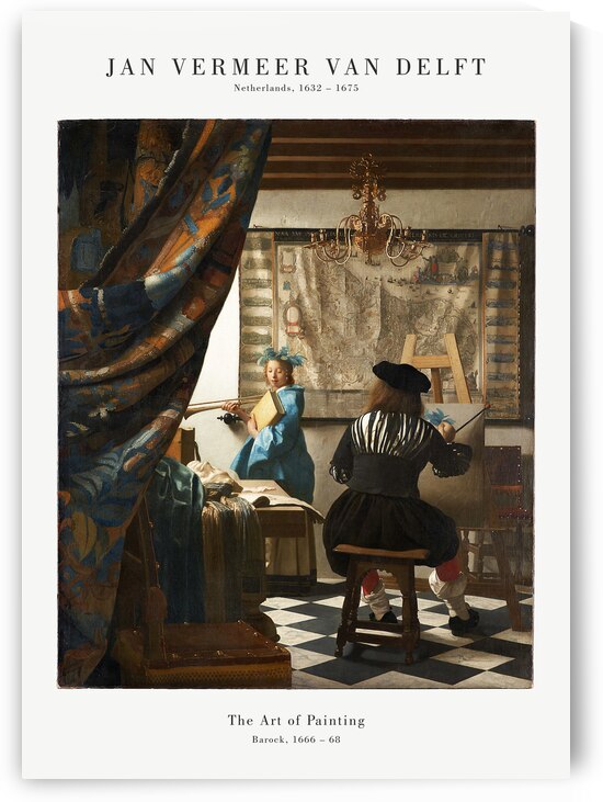 Vermeer - The Art of Painting by Oldmasters