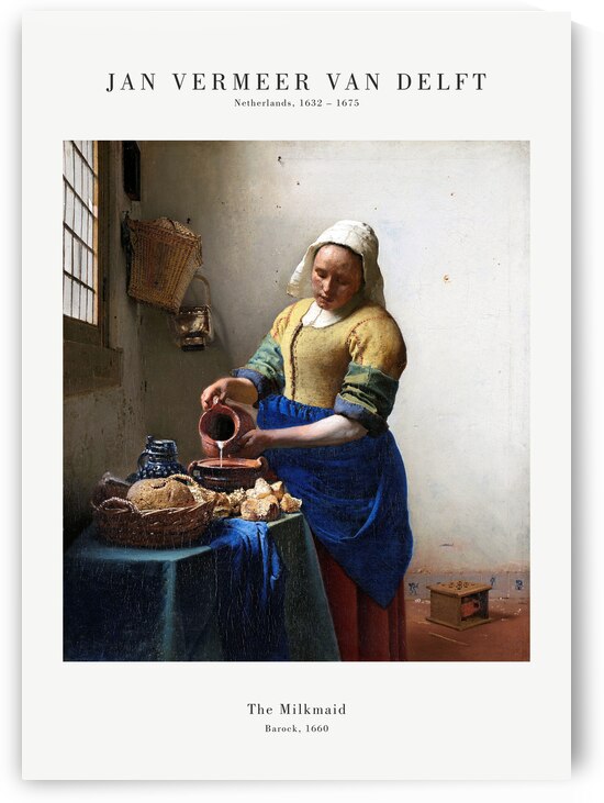 Vermeer - Milkmaid by Oldmasters