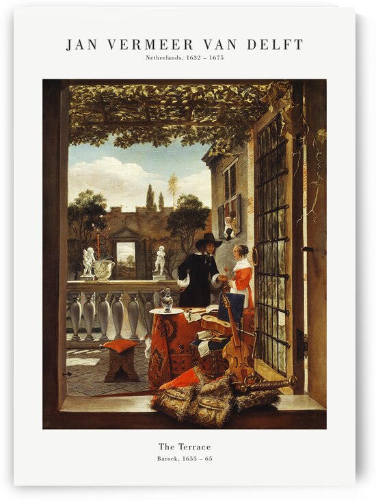 Vermeer - The Terrace by Oldmasters