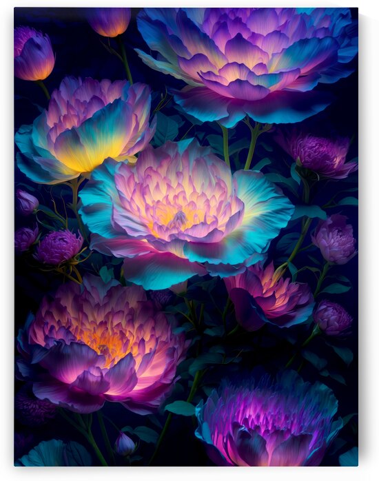 Galactic Glowing Gardens 02 by Gary Bedell