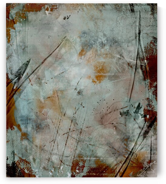 Rustic Reverie - Abstract Art Print by Corina Ioana