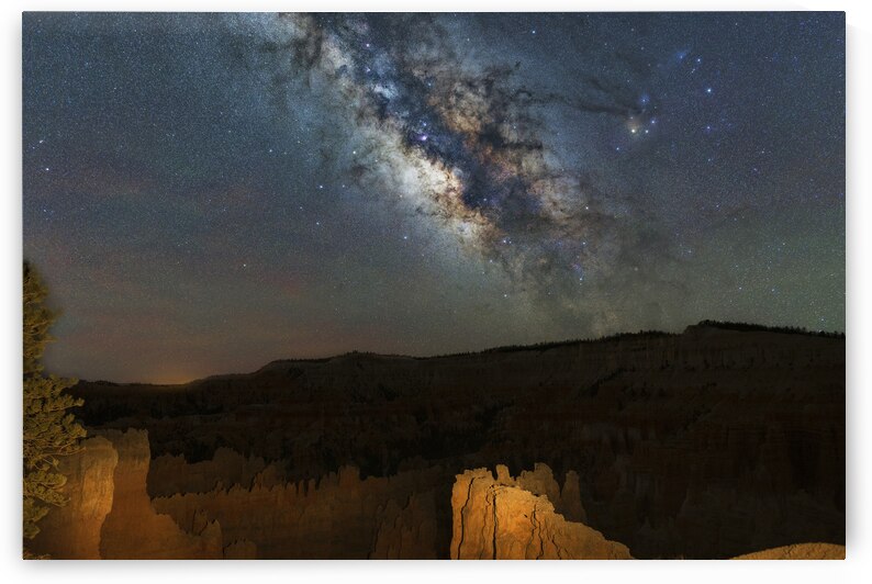 Bryce Canyon and the Gallactic Center by Gary M Slane