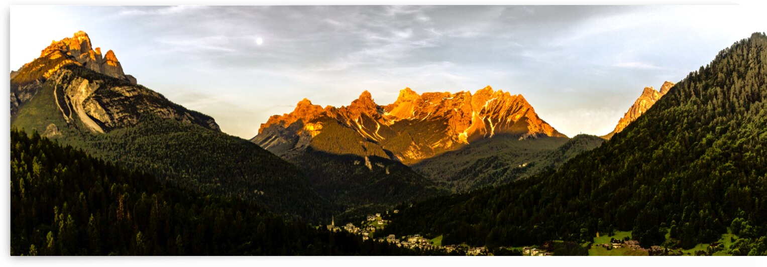 Dormi and Disna Forno di Zoldo Panorama by Norma Brandsberg Photography