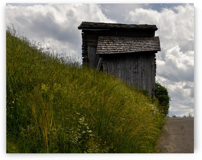 Old Dolomite Mountains Sesto Sexten Barn by Norma Brandsberg Photography