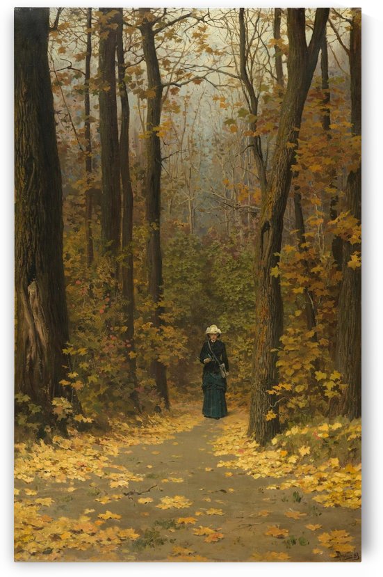 A walk through the forrest by Vasily Dmitrievich Polenov