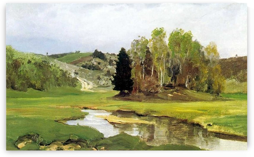 Svinka river near aleksin by Vasily Dmitrievich Polenov