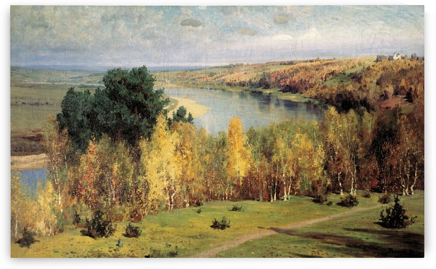 Golden autumn by Vasily Dmitrievich Polenov