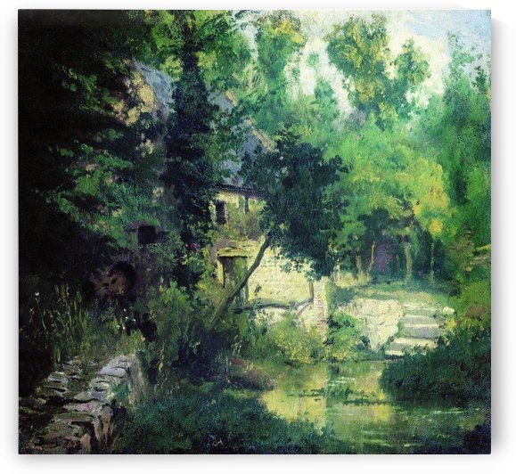 A house in the wilderness by Vasily Dmitrievich Polenov