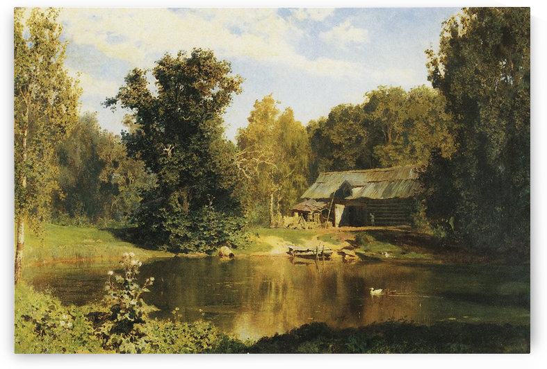Pond in Abramtzevo by Vasily Dmitrievich Polenov