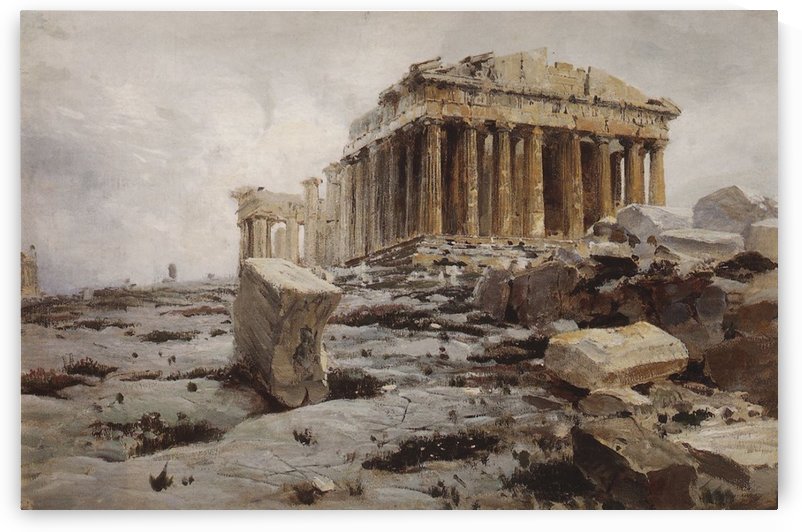 The Parthenon, Temple of Athena Pallas by Vasily Dmitrievich Polenov