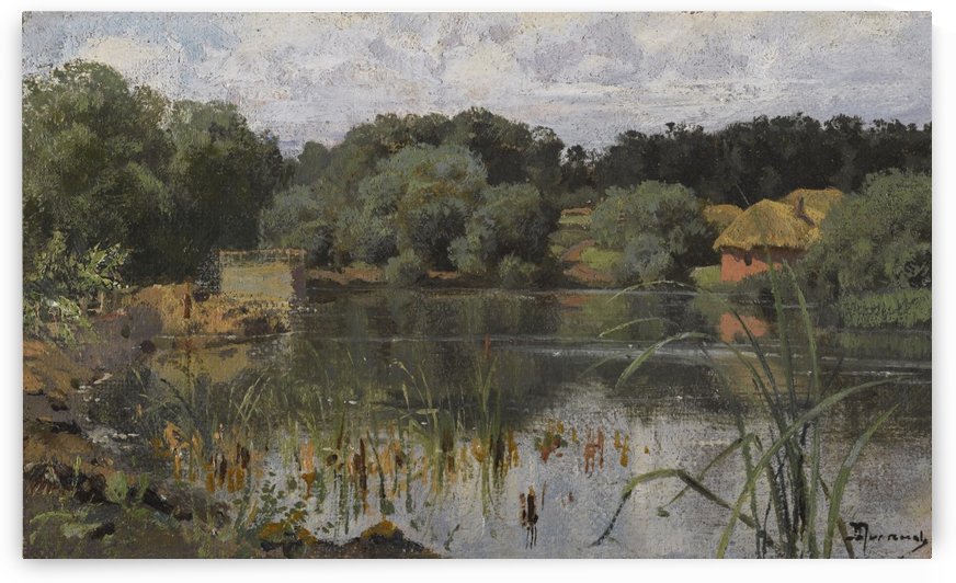 People on the lake by Vasily Dmitrievich Polenov