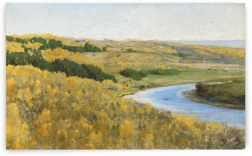 River Oka by Vasily Dmitrievich Polenov