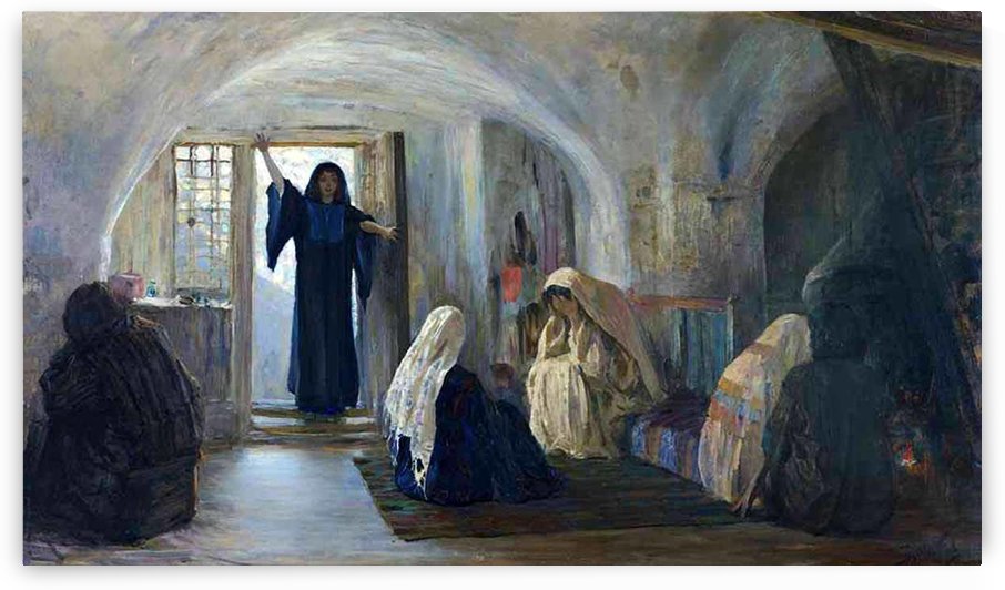 A gathering of women by Vasily Dmitrievich Polenov
