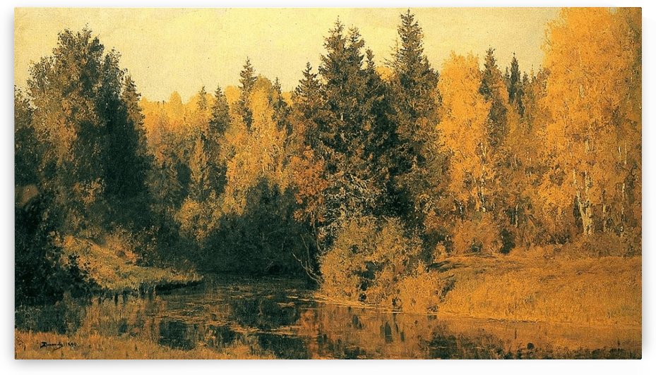 Trees in autumn by Vasily Dmitrievich Polenov