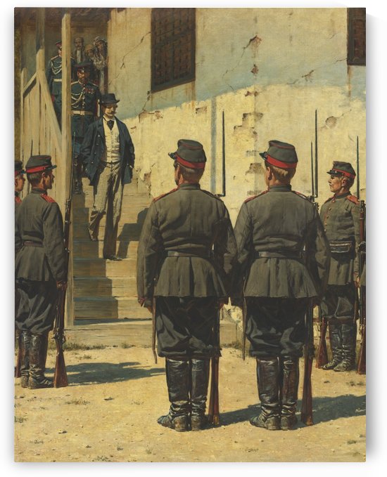 Waiting for the capitan by Vasily Dmitrievich Polenov