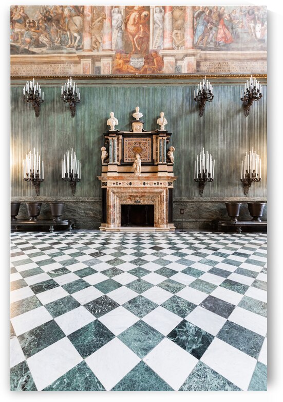 Turin Italy - April 2023: Royal Palace Entrance. Classic hall  by Paolo Modena