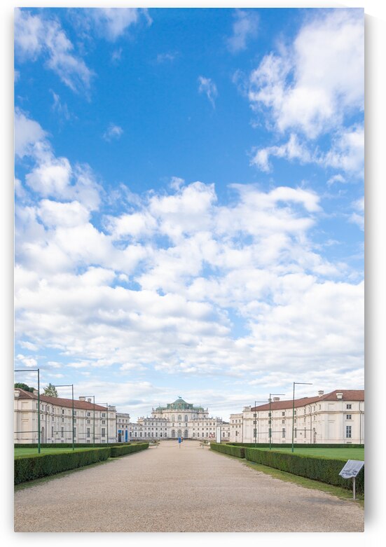Turin Italy - Stupinigi Royal Palace. Luxury old baroque exteri by Paolo Modena